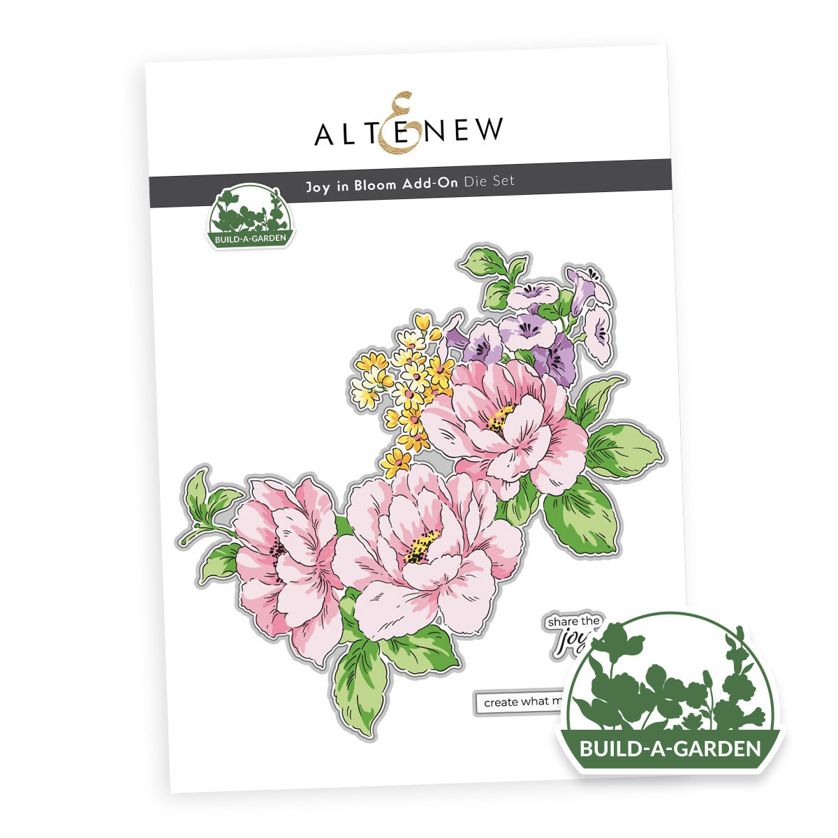 ***Pre-Order*** Altenew - Build-A-Garden: Joy in Bloom Add-On Die Set