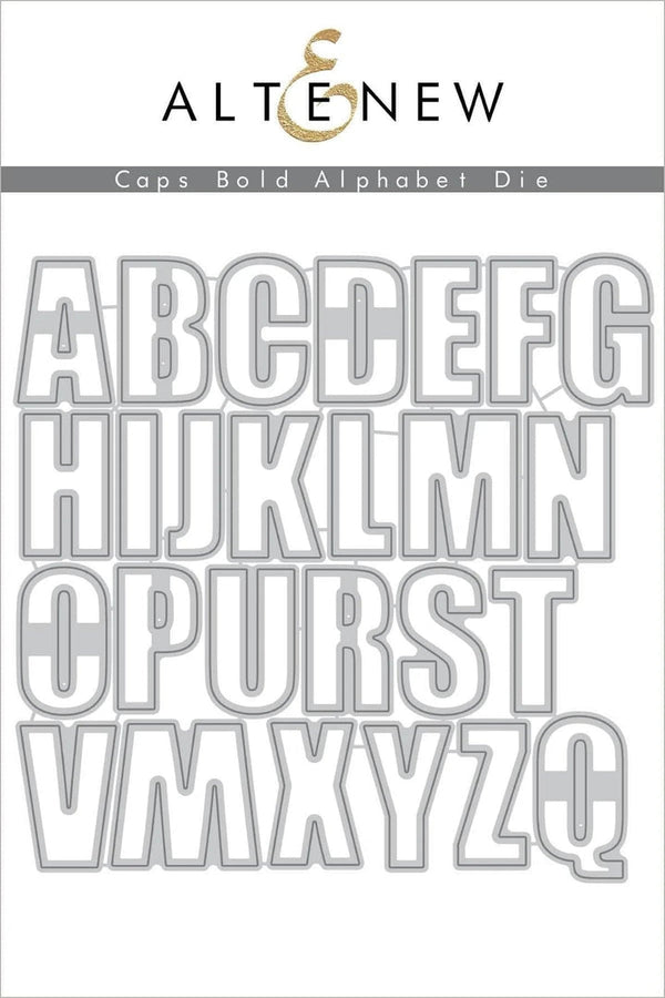 Altenew - Caps Bold Alphabet Die Set