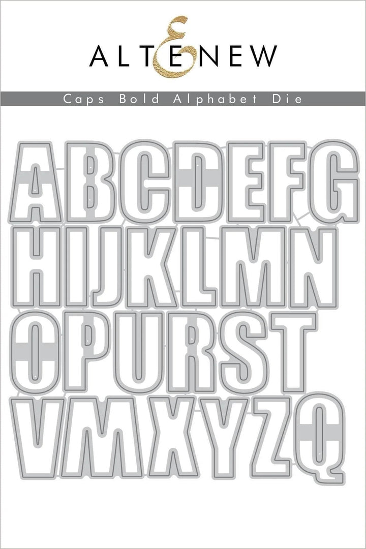 Altenew - Caps Bold Alphabet Die Set