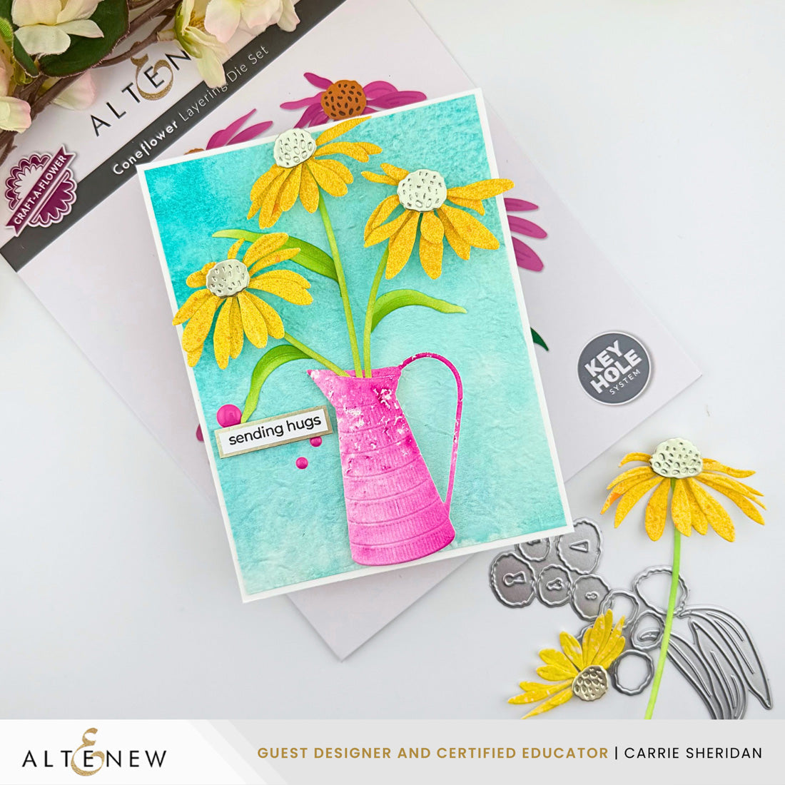Altenew - Craft-A-Flower: Coneflower Layering Die Set