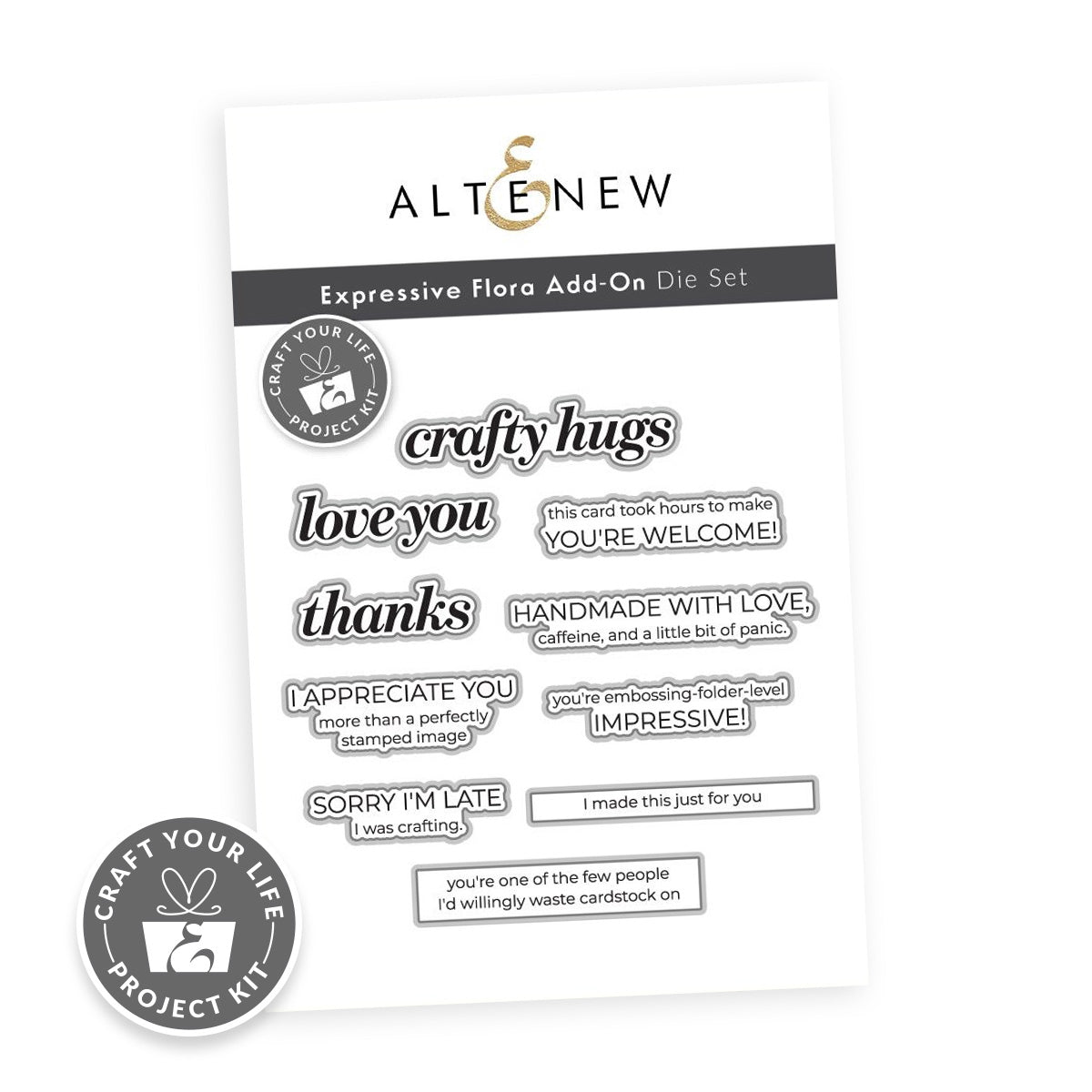 ***Pre-Order*** Altenew - Craft Your Life Project Kit: Expressive Flora Add-on Die Set