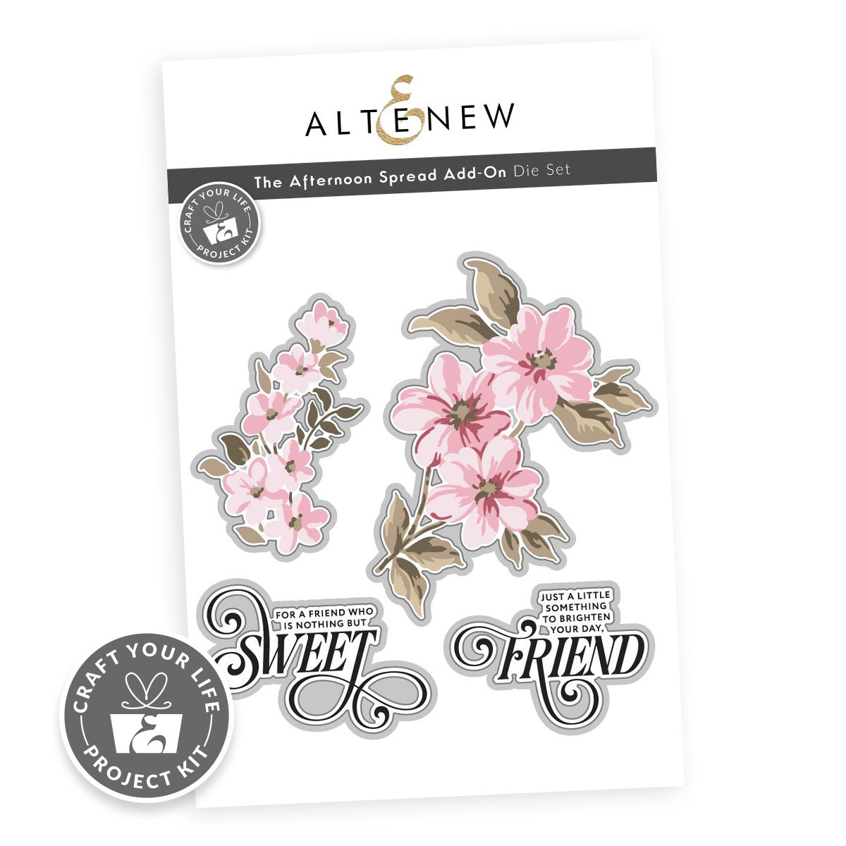 ***Pre-Order*** Altenew - Craft Your Life Project Kit: The Afternoon Spread Add-on Die Set