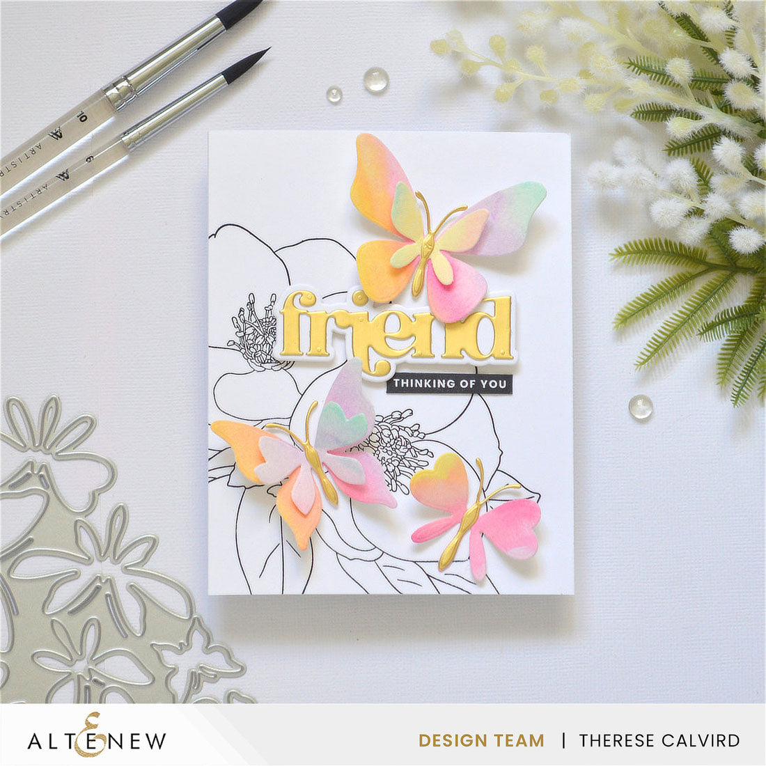 Altenew - Creative Cuts: Zero-Waste Fluttering Fantasies Layering Die Set