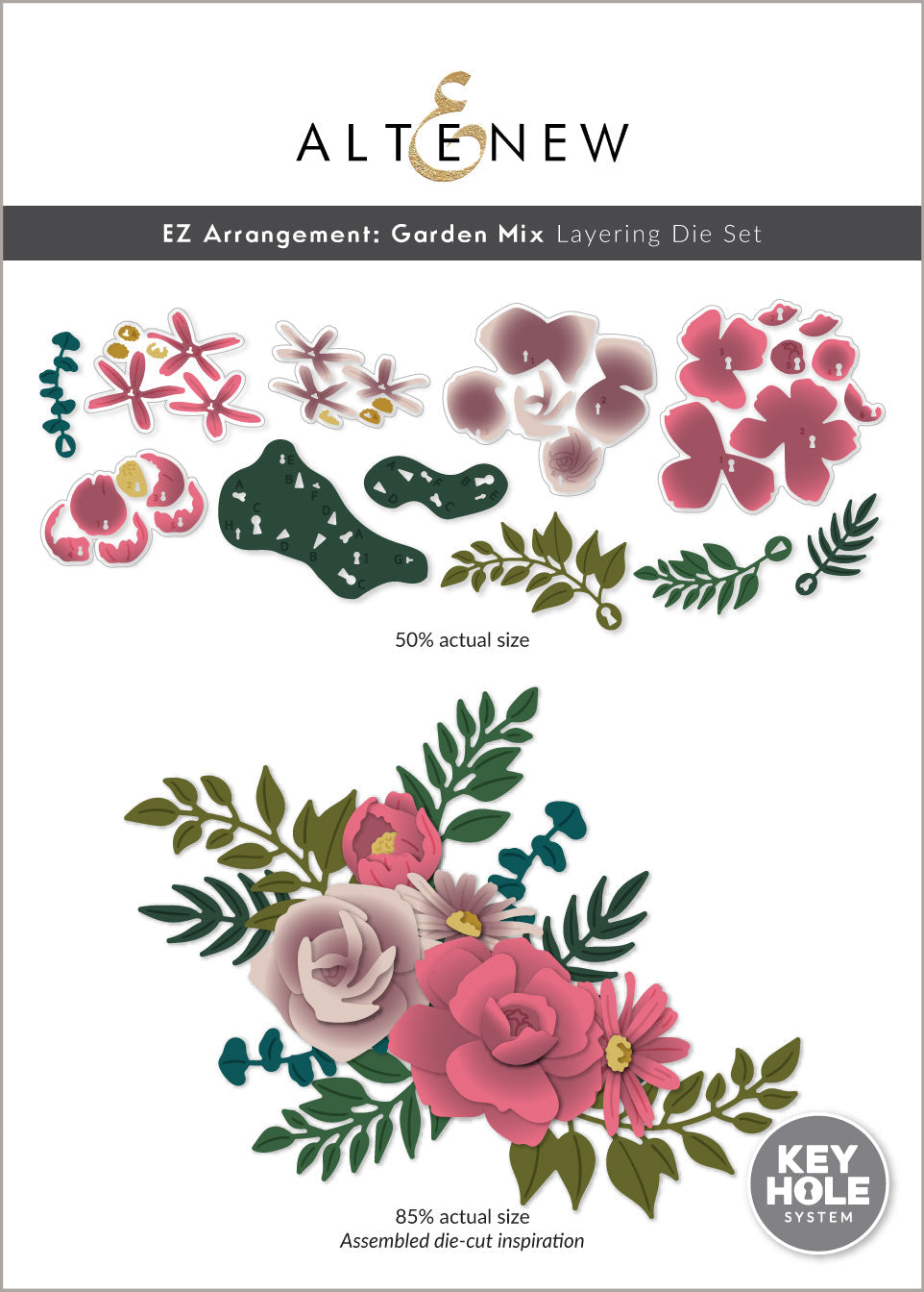 Altenew - EZ Arrangement: Garden Mix Layering Die Set
