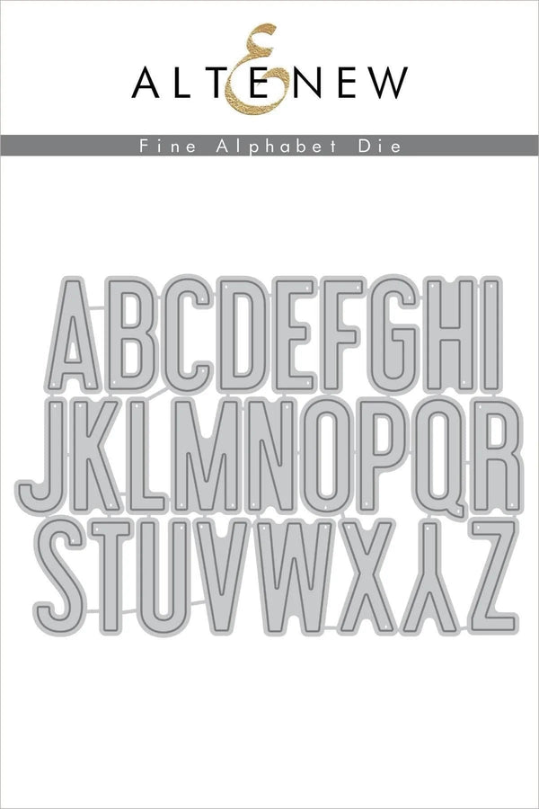 Altenew - Fine Alphabet Die Set