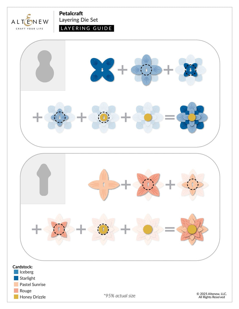 ***Pre-Order*** Altenew - Petalcraft Layering Die Set