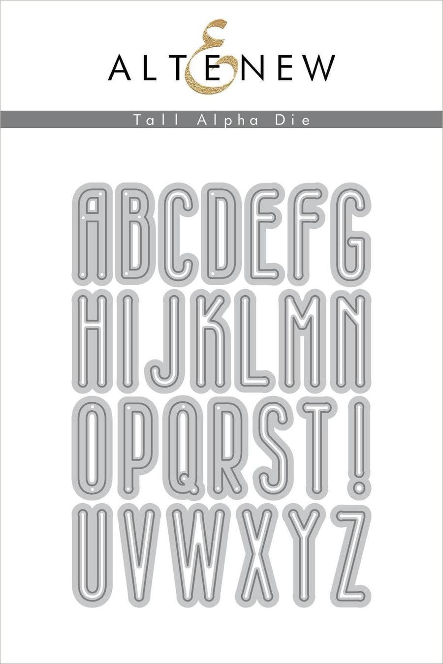 Altenew - Tall Alpha Die Set