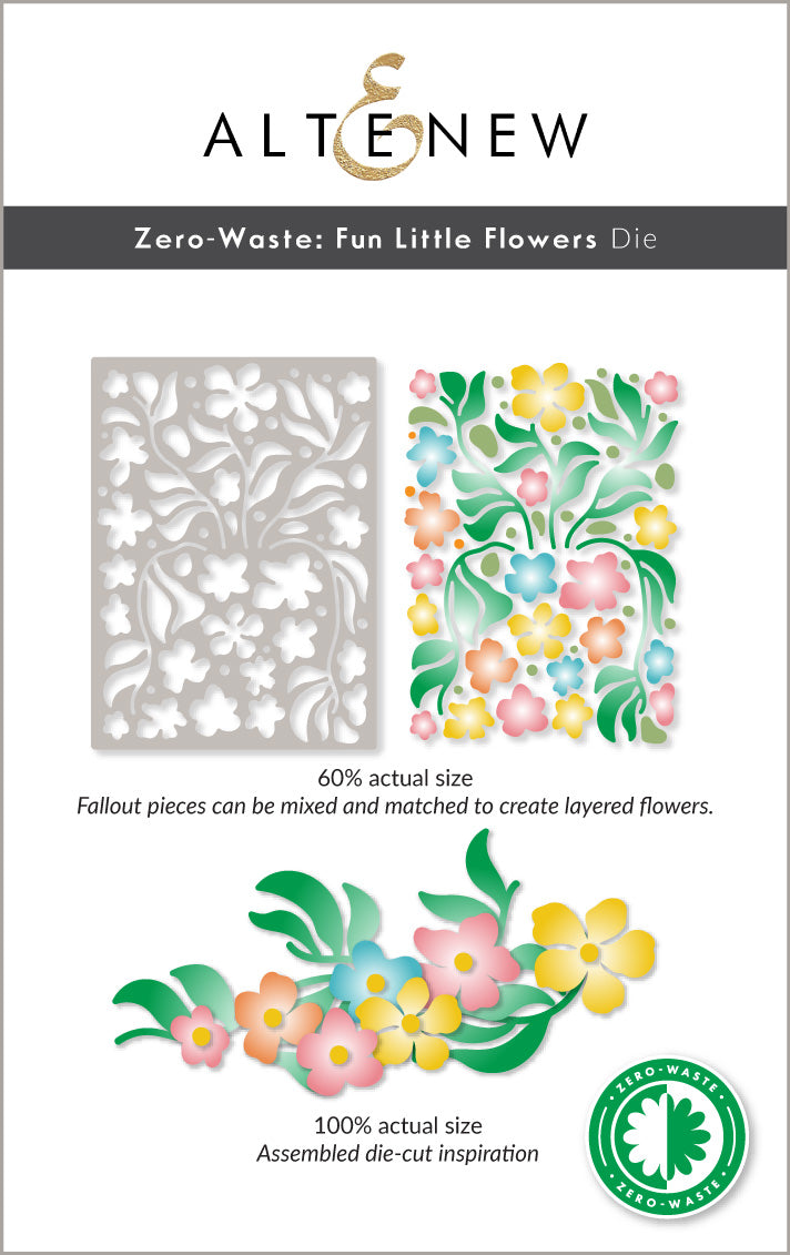 Altenew - Zero-Waste Fun Little Flowers Die