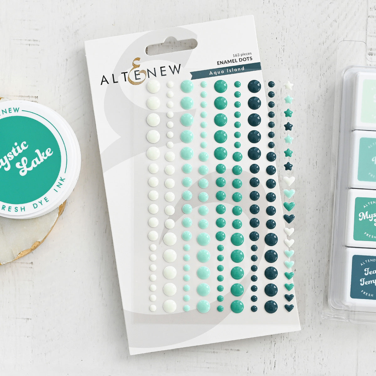 Altenew - Enamel Dots - Aqua Island
