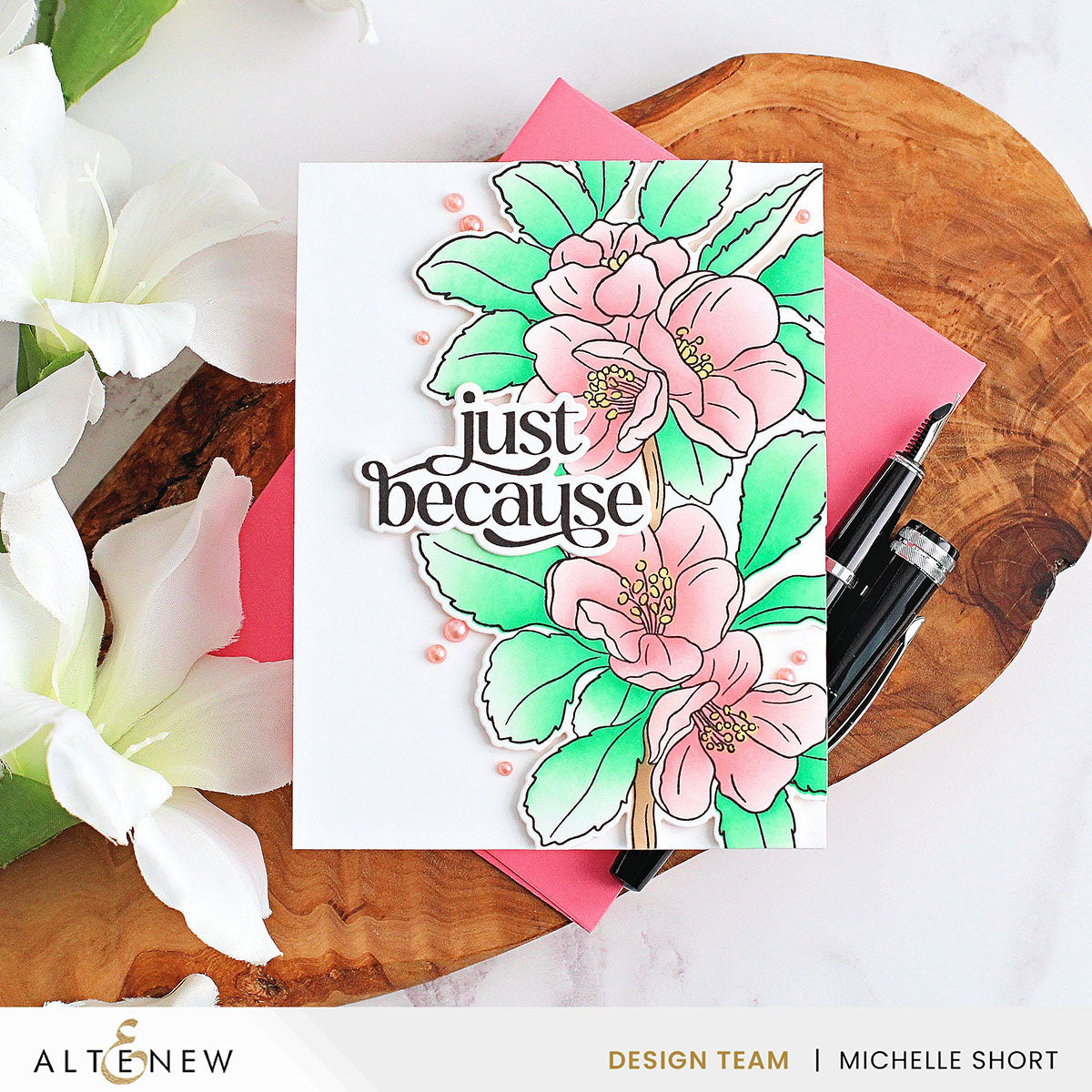 Altenew - Pearl Dots - Blush