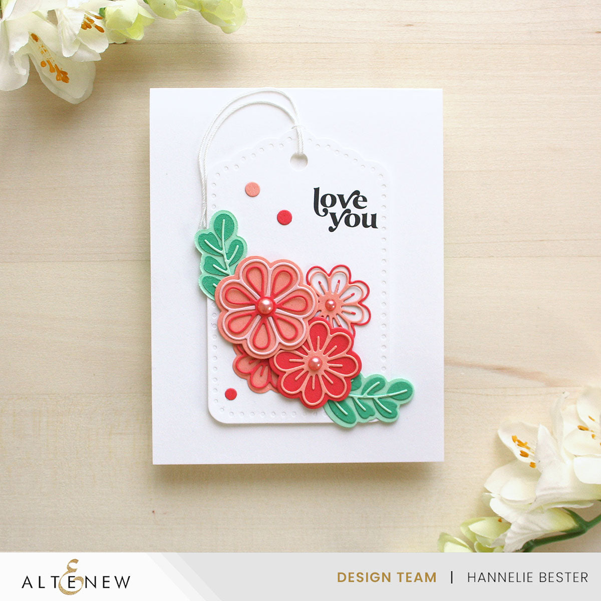 Altenew - Pearl Dots - Coral