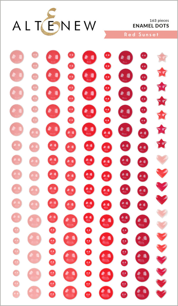 Altenew - Enamel Dots - Red Sunset