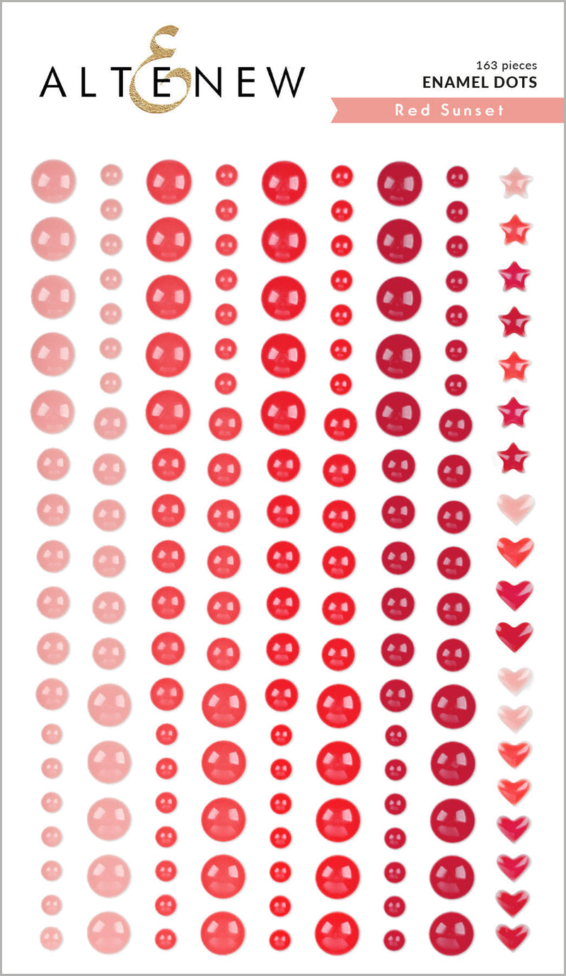 Altenew - Enamel Dots - Red Sunset