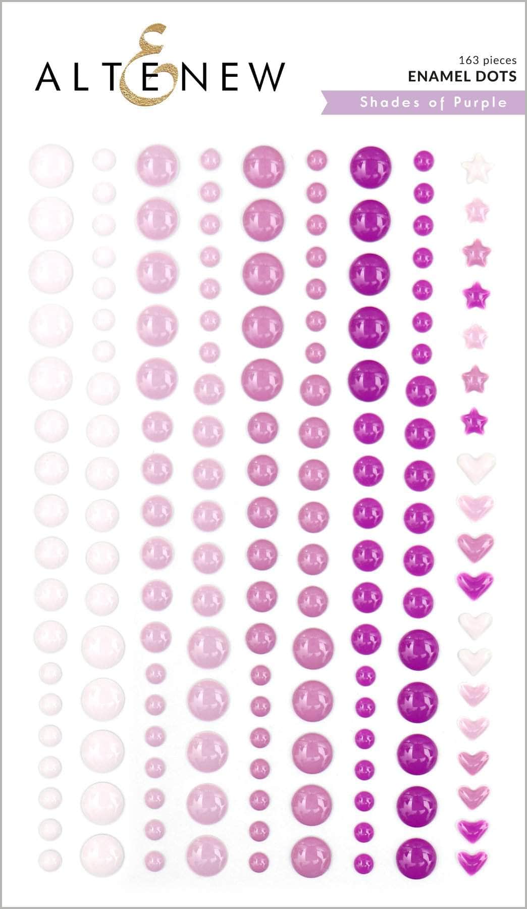 Altenew - Enamel Dots - Shades of Purple