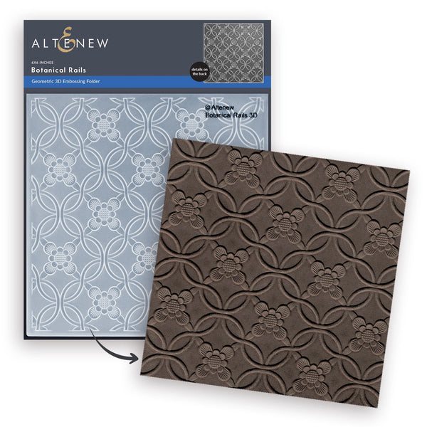 ***Pre-Order*** Altenew - Botanical Rails 3D Embossing Folder