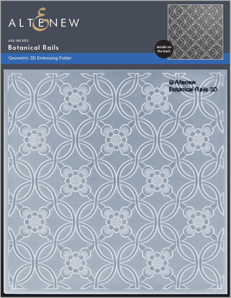 ***Pre-Order*** Altenew - Botanical Rails 3D Embossing Folder