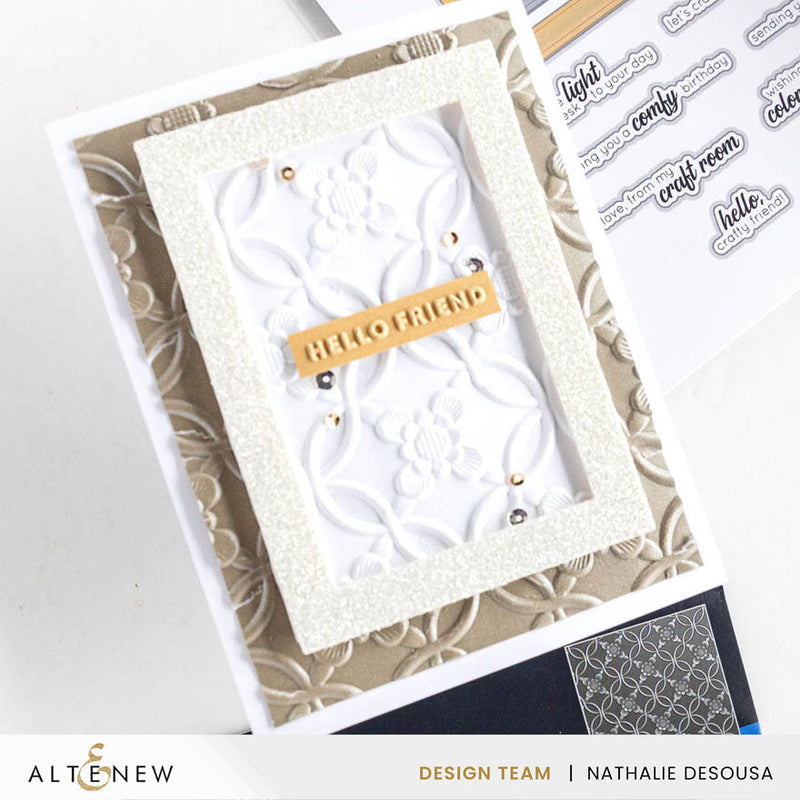 ***Pre-Order*** Altenew - Botanical Rails 3D Embossing Folder