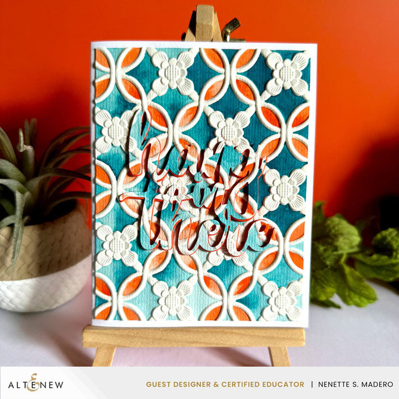 ***Pre-Order*** Altenew - Botanical Rails 3D Embossing Folder