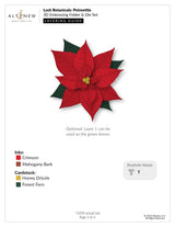 Altenew - Lush Botanicals: Poinsettia 3D Embossing Folder & Die Set