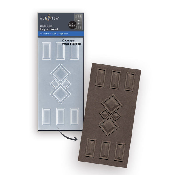 ***Pre-Order*** Altenew - Regal Facet 3D Embossing Folder