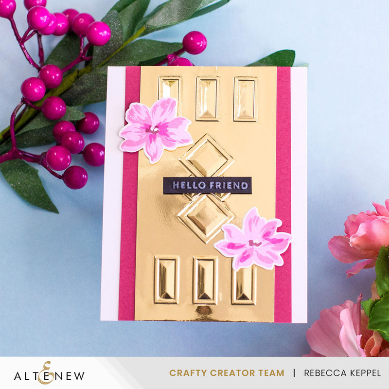 ***Pre-Order*** Altenew - Regal Facet 3D Embossing Folder
