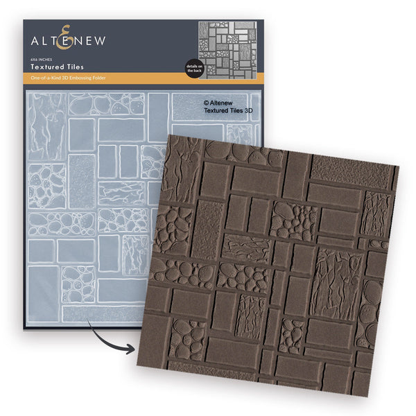 ***Pre-Order*** Altenew - Textured Tiles 3D Embossing Folder