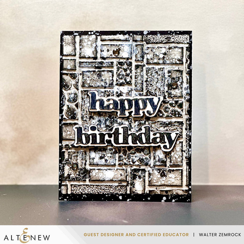 ***Pre-Order*** Altenew - Textured Tiles 3D Embossing Folder