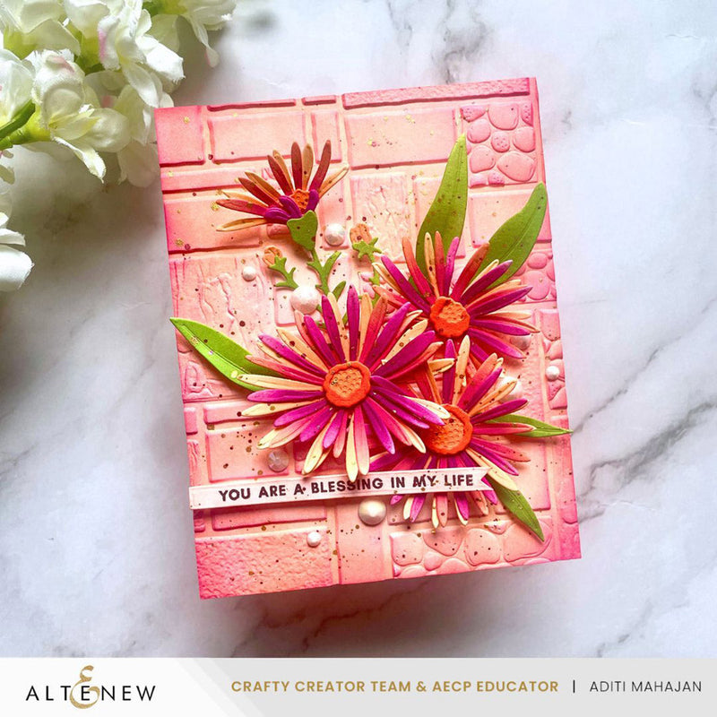 ***Pre-Order*** Altenew - Textured Tiles 3D Embossing Folder