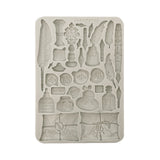 ***Pre-Order*** Stamperia - Silicon Mould Designs A5 For Art And Craft - Flowers And Poems Callygraphy