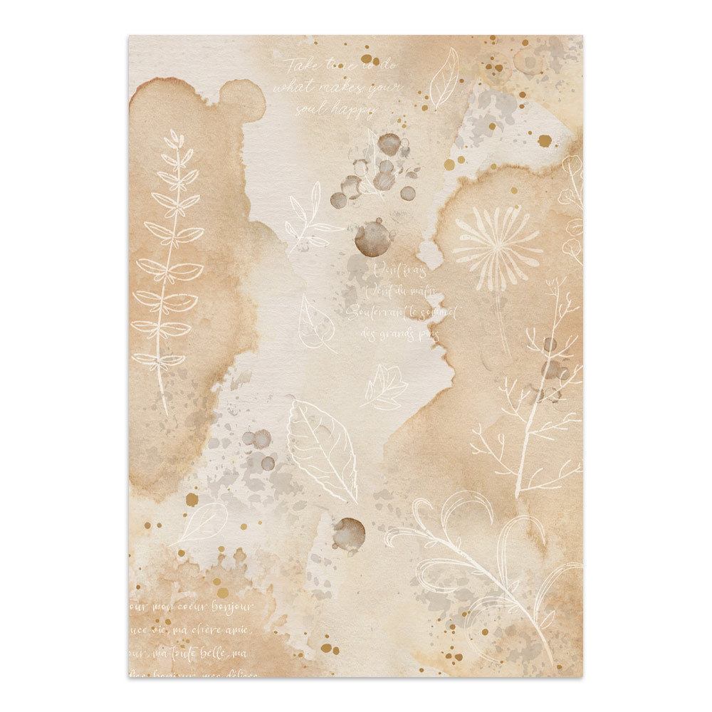 ***Pre-Order*** Stamperia - Printed Art Junk Journal: Stickers, Cut-Outs, Backgrounds For Art And Craft - Flowers And Poems