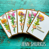 Sizzix - Thinlits Die Set 6PK Vault Wildflowers  by Tim Holtz