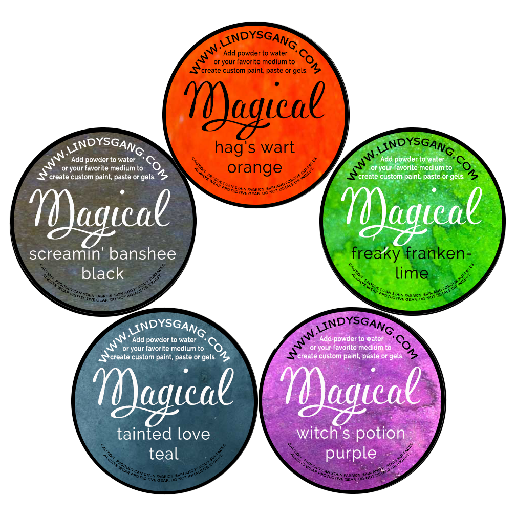 Lindy's Stamp Gang - Magicals - Shaker Set - Haunted Halloween