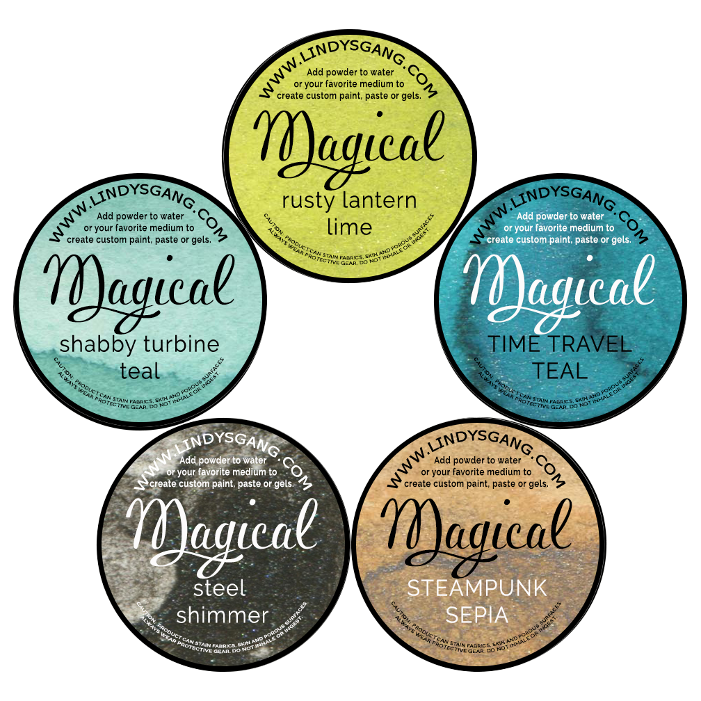 Lindy's Stamp Gang - Magicals - Shaker Set - Industrial Chic