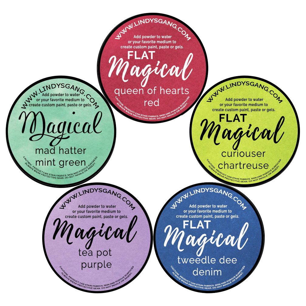 Lindy's Stamp Gang - Magicals - Shaker Set - Mad Hatter