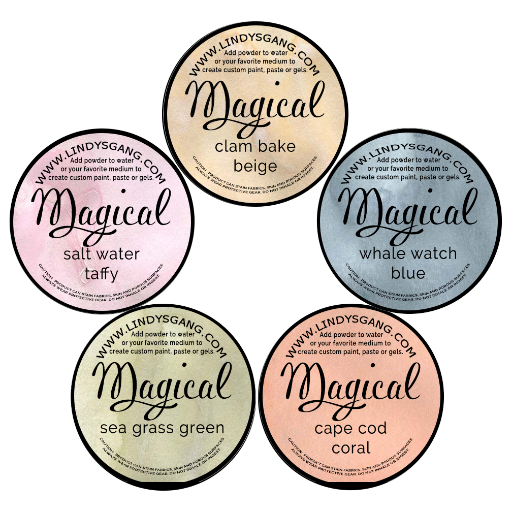 Lindy's Stamp Gang - Magicals - Shaker Set - Nantucket Pearls