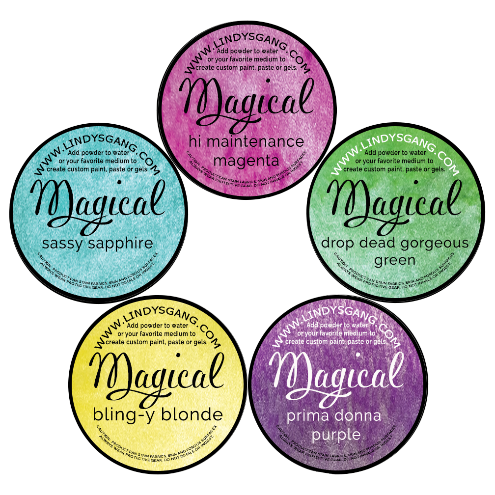 Lindy's Stamp Gang - Magicals - Shaker Set - Drop Dead Diva
