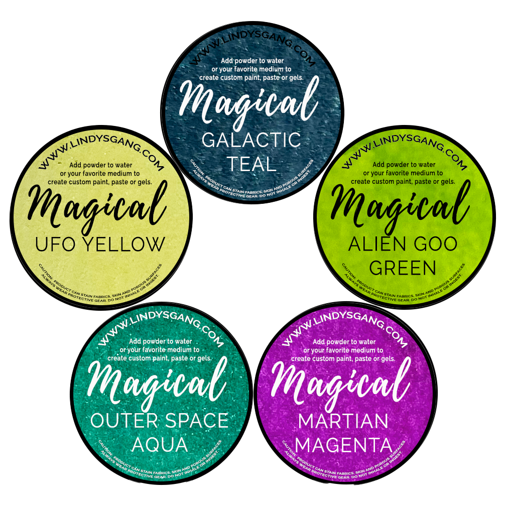 Lindy's Stamp Gang - Magicals - Shaker Set - Outer Space