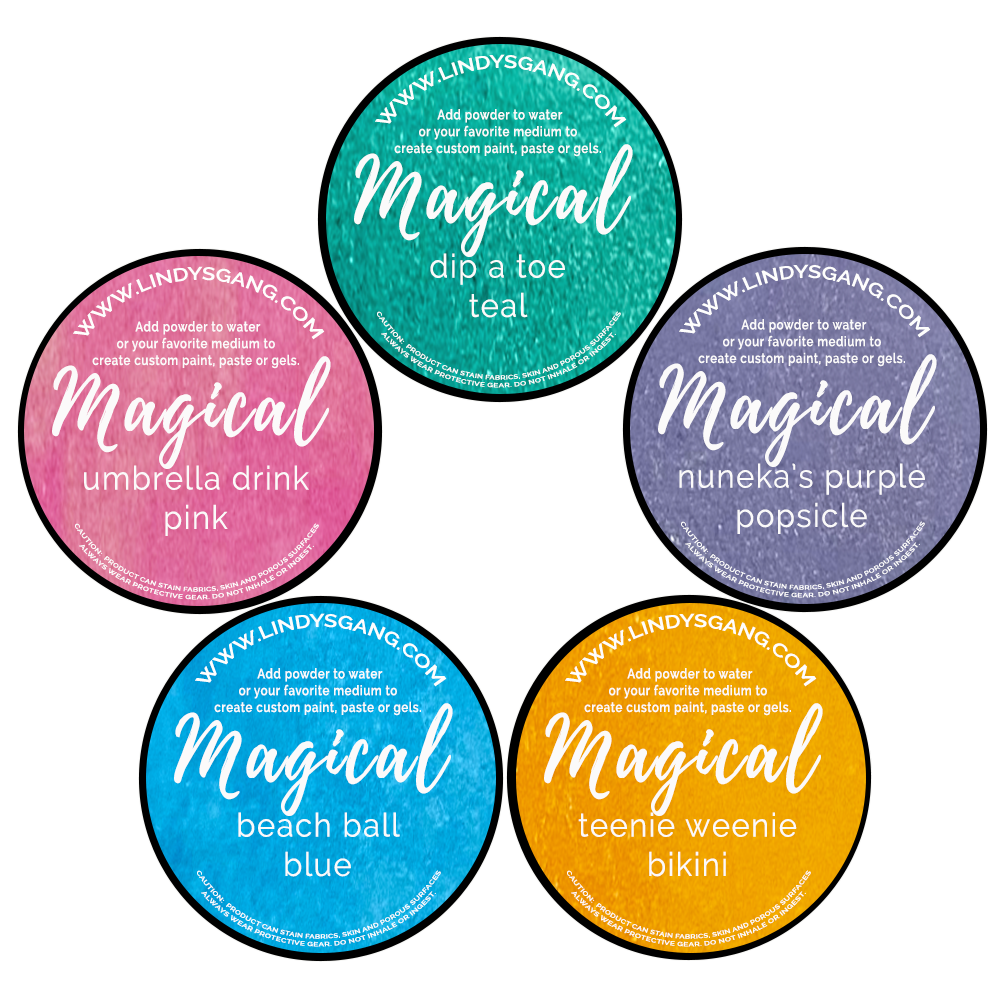 Lindy's Stamp Gang - Magicals - Shaker Set - Summer Break
