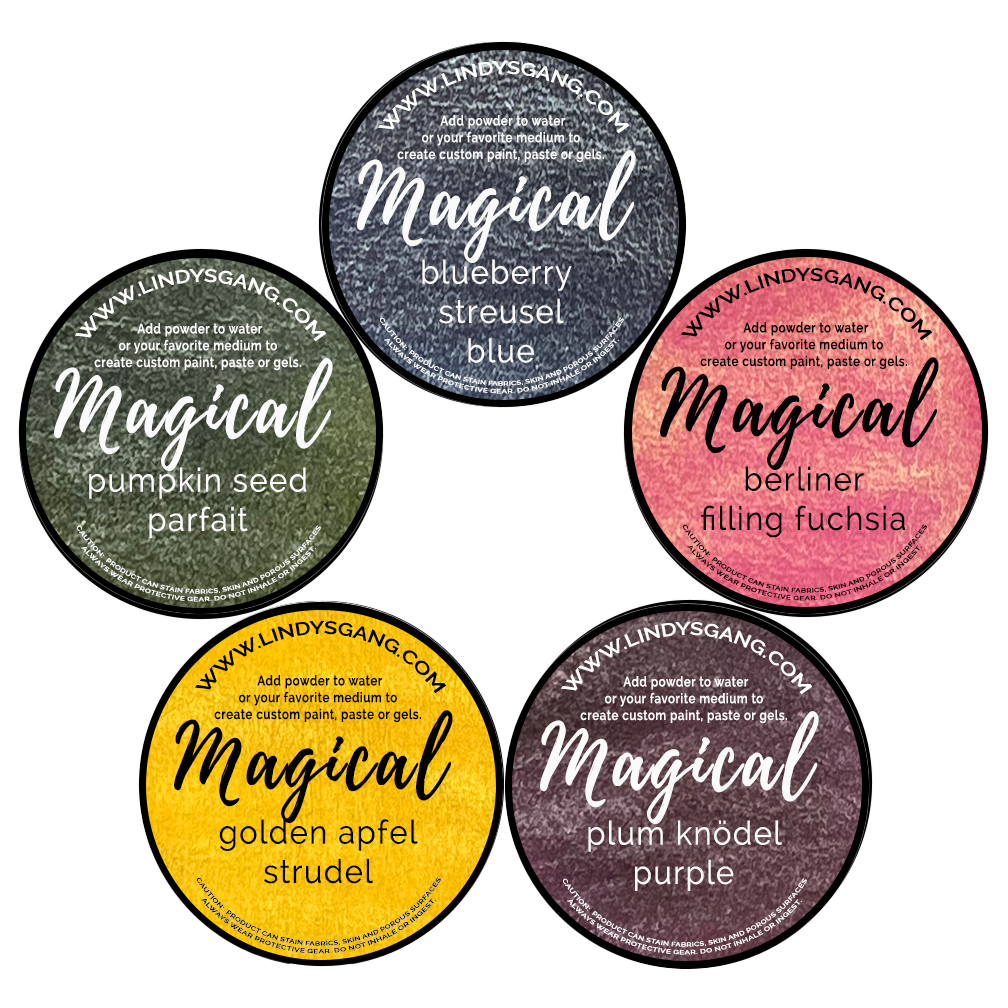 Lindy's Stamp Gang - Magicals - Shaker Set - Deutsch Desserts