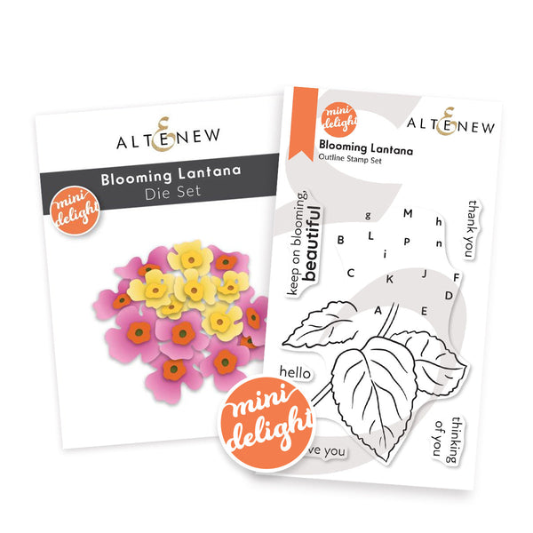 ***Pre-Order*** Altenew - Mini Delight - Blooming Lantana Stamp & Die Set