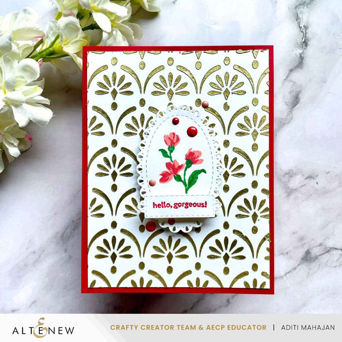 Altenew - Shimmer Relief Paste - Brass