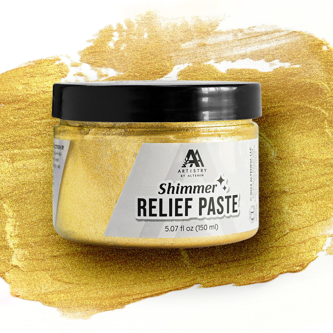 Altenew - Shimmer Relief Paste - Enchanted Gold