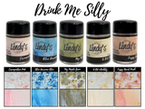 Lindy's Stamp Gang - Shimmer Magical - Shaker Set - Drink Me Silly - Set 5