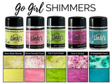Lindy's Stamp Gang - Shimmer Magical - Shaker Set - Go Girl - Set 9