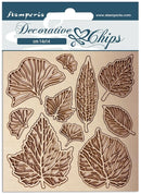 Stamperia - Decorative Chips - Romantic Garden House Leaves