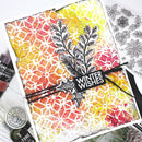 Hero Arts - Stencil - Poinsettia Stained Glass Pattern