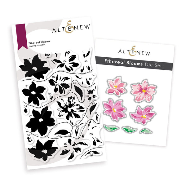 ***Pre-Order*** Altenew - Ethereal Blooms Stamp & Die Bundle