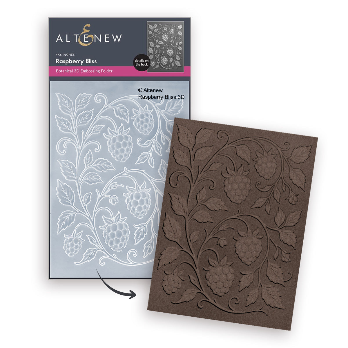 ***Pre-Order*** Altenew - Raspberry Bliss 3D Embossing Folder