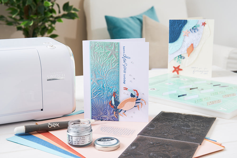 Sizzix - 3-D Textured Impressions Embossing Folder Under the Sea by Kath Breen