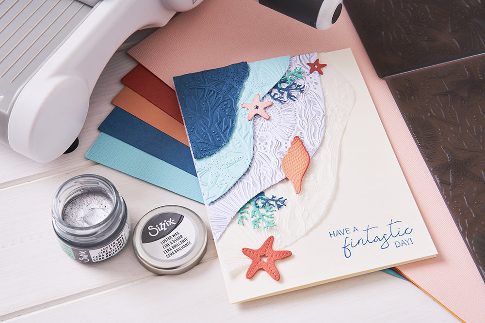 Sizzix - 3-D Textured Impressions Embossing Folder Under the Sea by Kath Breen